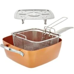 Nuovva Koperen Frituurpan, Met Diepe Zijkanten & Deksel -Le Creuset Winkel 1200x1200 1591