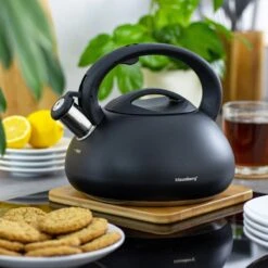 Fluitketel Waterkoker Mat Zwart 2.7 L ‘’Black Amethyst‘’ RVS – Inductie - Vatwasser -Le Creuset Winkel 1200x1200 1647