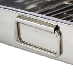 Relaxdays Braadslede Met Rooster - Edelstaal - Ovenschaal - Braadpan - Braadslee - Zilver - L -Le Creuset Winkel 1200x1200 1658