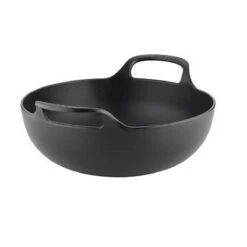 Le Creuset Wokpan / Balti Dish - Mat Zwart - ø 24 Cm / 2.7 Liter - Geëmailleerde Anti-aanbaklaag -Le Creuset Winkel 1200x1200 282