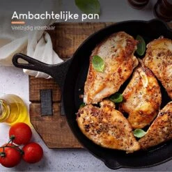 Ocina Gietijzeren Pan – ø30,5cm - Skillet - Koekenpan – Hapjespan – Koekenpan Inductie – Koekenpannenset - Gietijzeren Pan Bbq - Gietijzer -Le Creuset Winkel 1200x1200 393
