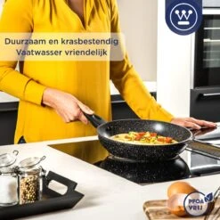 Westinghouse Koekenpan Inductie - Ø 28 Cm - Zwart Marmer -Le Creuset Winkel 1200x1200 490