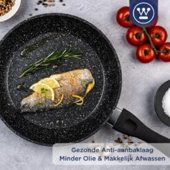 Westinghouse Koekenpan Inductie - Ø 28 Cm - Zwart Marmer -Le Creuset Winkel 1200x1200 491