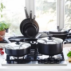 GreenPan Cambridge Koekenpannenset Ø 24cm + Ø 28cm - Zwart - Inductie - PFAS-vrij -Le Creuset Winkel 1200x1200 568