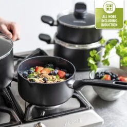 GreenPan Memphis Pannenset - 20-delig - Zwart - Inductie - PFAS-vrij -Le Creuset Winkel 1200x1200 60