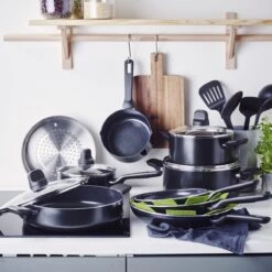 GreenPan Memphis Pannenset - 20-delig - Zwart - Inductie - PFAS-vrij -Le Creuset Winkel 1200x1200 62