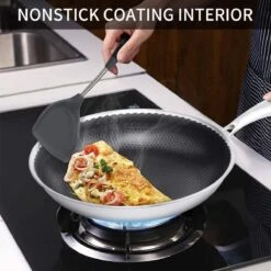 Honingraat Heavy Duty Anti-aanbak Koekenpan - Steelpan - Wok - Met Deksel 30 Cm - Gas - Elektrisch - Inductie - Oven -Le Creuset Winkel 1200x1200 623