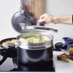 GreenPan Memphis Pannenset - 20-delig - Zwart - Inductie - PFAS-vrij -Le Creuset Winkel 1200x1200 63