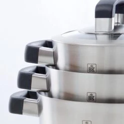 BK Conical Cool Glas Pannenset - 4-delig - RVS - Glazen Deksel - Inductie -Le Creuset Winkel 1200x1200 81