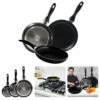 Cheqo® PRO 3-Delige Koekenpannenset - Koekenpan Set - Pannenset - Geperst Aluminium - Geschikt Voor Gas, Elektrisch, Keramisch, Halogeen Koken -Le Creuset Winkel 1200x1200 841