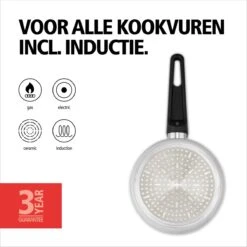 BRABANTIA INDU+ Steelpan Met Deksel - Keramische Antiaanbaklaag - Ø 16 Cm - Inductie - Pfas Vrij -Le Creuset Winkel 1200x1200 849