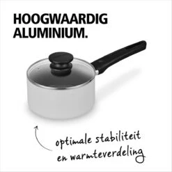 BRABANTIA INDU+ Steelpan Met Deksel - Keramische Antiaanbaklaag - Ø 16 Cm - Inductie - Pfas Vrij -Le Creuset Winkel 1200x1200 850