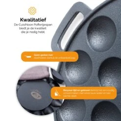 CuisiNoon® Poffertjespan Premium - Complete Poffertjesmaker Set - Inclusief Bakboek 12 CuisiNoon® Poffertjespan Premium - Complete Poffertjesmaker Set - Inclusief Bakboek -Le Creuset Winkel 1200x1200 939