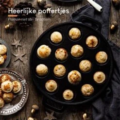 Ocina Poffertjespan Accessoires Set - Doseerfles - Poffertjes Spuitfles - 6x Poffertjes Vork - Kwast - Siliconen Kwast - Bakkwast - Gratis Poffertjes E-Book -Le Creuset Winkel 1200x1200 963