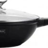 Royalty Line Marble Coating Wok - Met Glazen Deksel - Zwart - 30 Cm -Le Creuset Winkel 1200x424
