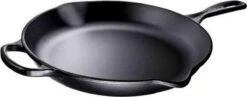 Le Creuset - Gietijzeren Ronde Skillet In Mat Zwart 23cm -Le Creuset Winkel 1200x472 1