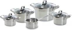 BK Premium+ Pannenset - 9-delig - Veilig Afgietsysteem - Inductie -Le Creuset Winkel 1200x497