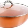 Swiss Pro+ - SP-WK28C - Aluminium Wokpan 28 Cm - Geschikt Voor Alle Warmtebronnen - Koper -Le Creuset Winkel 1200x510 2