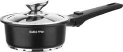 Swiss Pro+ | Set 14 Delige Pannenset | Inductie - Pannensets - Glazen Deksel - Met Afneembare Handgreep - Marmeren Interieur -PFAS-vrij | Black (Zwart) -Le Creuset Winkel 1200x513 2