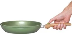 Just Vegan Koekenpan ECO Met Afneembaar Handvat 20 Cm Aluminium Groen -Le Creuset Winkel 1200x570 1