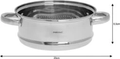 Stoompan INZET 2.6L – Rijststomer - Groentestomer Ø 20 Cm RVS -Le Creuset Winkel 1200x597 10