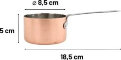 Orange85 Sauspan - Koper - 5x8,5cm - Staal -Le Creuset Winkel 1200x599 2