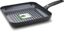 GreenPan Cambridge Grillpan 28cm - Zwart - Inductie - PFAS-vrij -Le Creuset Winkel 1200x599 3