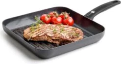 GreenPan Cambridge Grillpan 28cm - Zwart - Inductie - PFAS-vrij -Le Creuset Winkel 1200x634 2