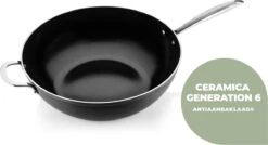 ISENVI Victoria Forged Keramische Wokpan 32CM - RVS Greep -Le Creuset Winkel 1200x650 4