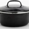 Lite-Body - Magnus - Braadpan , Frituurpan 26cm/3l Met Deksel - Emaille - Zwart - Inductie -Le Creuset Winkel 1200x706 4