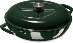 Navaris Gietijzeren Stoofpan Met Deksel- 3,5 Liter Gietijzeren Ovenschaal Van Email - Geschikt Voor Alle Warmtebronnen - Groen 12 Navaris Gietijzeren Stoofpan Met Deksel- 3,5 Liter Gietijzeren Ovenschaal Van Email - Geschikt Voor Alle Warmtebronnen - Groen -Le Creuset Winkel 1200x716 3