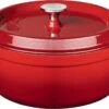 Sola Braadpan Gietijzer - Ø 20 Cm - Oranje/Rood - Gietijzer - Extra Zware Bodem -Le Creuset Winkel 1200x735