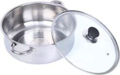 Service96 - Stoompan - 5 Lagen - Roestvrij Staal - Dikke Stoompan - Soeppan - Universele Kookpotten - Voor Inductiekookplaat, Gasfornuis - Kookgerei -Le Creuset Winkel 1200x749 7