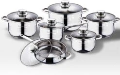 Royalty Line Luxe Pannenset - 12 Delig - RVS -Le Creuset Winkel 1200x755