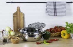 Edënbërg Classic Line - Japanse Frituurpan Met Thermometer - 3.4 Liter - Friteuse/Frituurpot RVS -Le Creuset Winkel 1200x783