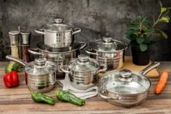 Swiss Pro + Pannenset - 12 Delig - RVS - Roestvrijstalen Kookgerei 18/10 -Le Creuset Winkel 1200x799 5
