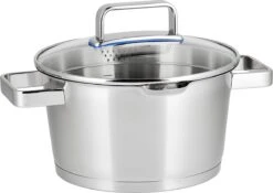 Sola Pannenset Diamond - 4 Delig - Ø 16,16,18,20 Cm - Zilver - RVS - Sandwichbodem -Le Creuset Winkel 1200x851 2