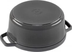 Staub Cocotte - Rond - 24 Cm - Grafietgrijs -Le Creuset Winkel 1200x859 7
