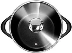 Smile - 8 Delige Pannenset - Antiaanbaklaag - Vaatwasser Bestendig - Geschikt Voor Iedere Kookplaat - MGK-18 - Zwart -Le Creuset Winkel 1200x889 3