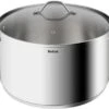 TEFAL B8646404 26 Cm Roestvrijstalen Pan, Alle Branders Inclusief Inductie, 6,5 L, Stevige Handgrepen, Glazen Deksel, Intuition XL -Le Creuset Winkel 1200x908