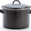 Lite-Body Soeppan/Stamppotpan Met Deksel - 24cm/8l - Emaille - Mystique Zwart -Le Creuset Winkel 1200x914 6