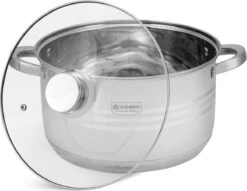 Edënbërg Classic Line - RVS Luxe Pannenset 12 Delig - Voorzien Van 9-Laags Bodem! -Le Creuset Winkel 1200x930
