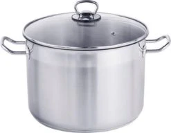 Haushalt Soeppan Met Glazen Deksel - 10 Liter- RVS -Le Creuset Winkel 1200x931 3