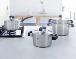 BK Conical Cool Pannenset - 4-delig - RVS – Geschikt Voor Alle Warmtebronnen -Le Creuset Winkel 1200x935