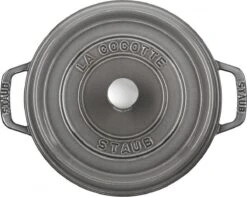 Staub Cocotte - Rond - 24 Cm - Grafietgrijs -Le Creuset Winkel 1200x958 4