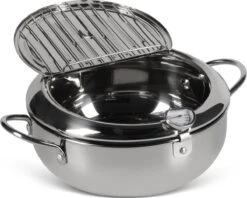 Edënbërg Classic Line - Japanse Frituurpan Met Thermometer - 3.4 Liter - Friteuse/Frituurpot RVS -Le Creuset Winkel 1200x960