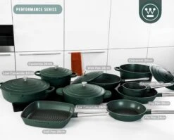 Westinghouse Performance Series - Hapjespan Inductie Met Deksel - 28cm Sauteerpan - Oven Geschikt - Groen -Le Creuset Winkel 1200x965 5