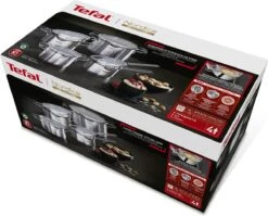 Tefal Nordica Pannenset 4 Delig - Steelpan Ø16 Cm & Kookpan Ø 18 + Ø 20 + Ø 24 Cm -Le Creuset Winkel 1200x968