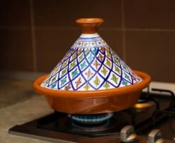 CRAFLAIR ~ Tajine ~ Ø 30 Cm ~ Geschikt Voor Inductie - Adapter ~ Handgemaakt ~ Geglazuurd Keramiek -Le Creuset Winkel 1200x982 6