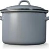 Lite-Body - Magnus Soeppan / Stamppotpan Met Deksel - Ø 24 Cm/ 8l - Emaille - Grijs -Le Creuset Winkel 1200x987 4